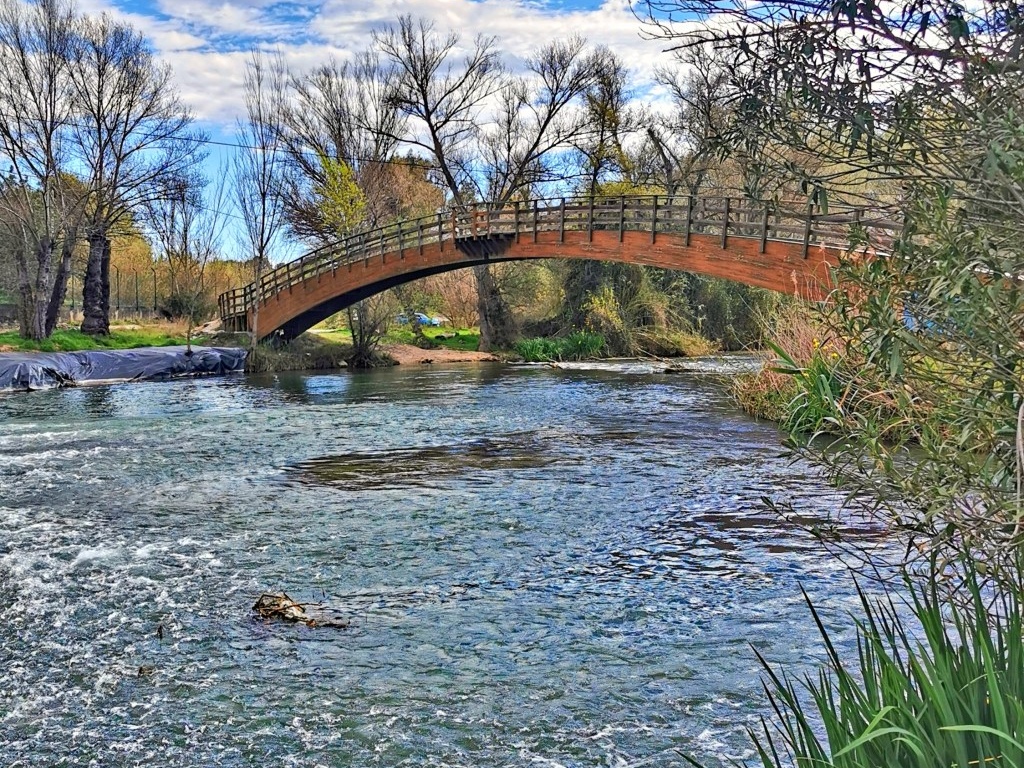 La presa de La Cañada y Manises. Parque natural del Túria